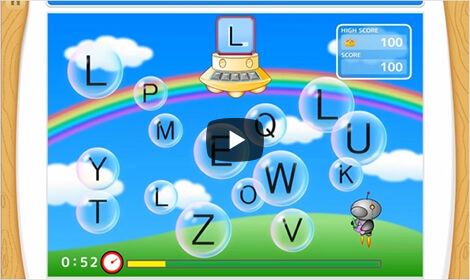 アルファベットのミニゲーム